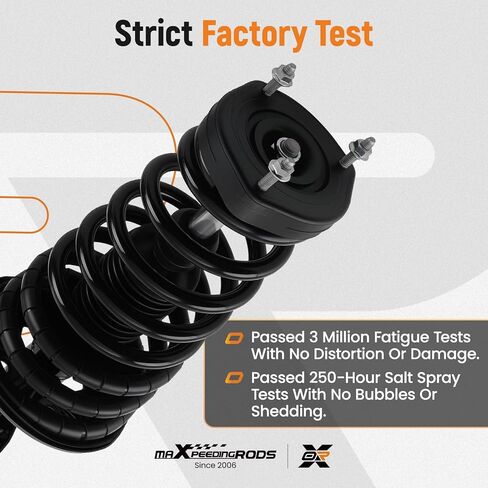 maxpeedingrods 171492 171493 K90345 دعامة خلفية ووصلة قضيب Sway لسيارة Toyota Camry Lexus ES300 2002-2003، 4 قطع دعامة ممتصة للصدمات مع مجموعة وصلة زنبركية ملفوفة in Saudi Arabia