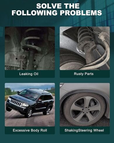زوج أمامي من AUTOMUTO دعامات كاملة ممتص الصدمات الربيعي متوافق مع Ford Explorer 2013 2014 2015 2016 2017 2018 2019 دعامات 172730 172729 in Saudi Arabia