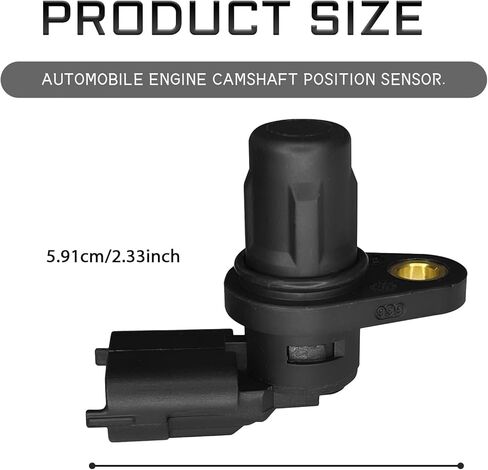 Camshaft Position Sensor Engine System Cam Shaft Intake Position Sensors with Sealing Ring for Chery 1.6L-L4 Automotive Replacement OEM F01R00B003 Ring Contact Sensor Resistant Plug (Black) in Kuwait