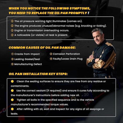 وعاء زيت المحرك مع قابس تصريف متوافق مع Toyota Camry/Solara 2002-2006، Corolla/Matrix 2009-2013، Highlander 2001-2007، RAV4 2004-2005، Scion tC 2005-2010، L4 2.4L، استبدال # 1210128030 in Kuwait