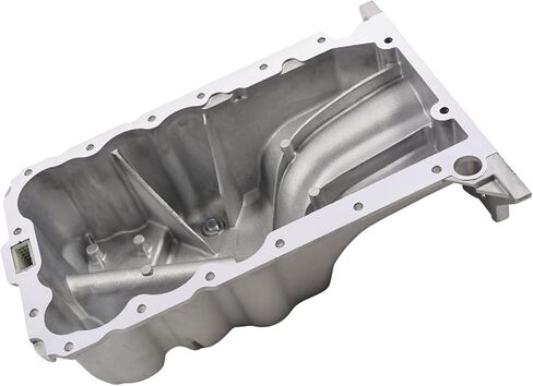 264-378 Engine Oil Pan Sump with Drain Plug Compatible with Cruze Trax Sonic Encore 2011-2021 L4 1.4T Turbo Replace 264378 55573111 55580513 25196122 in Saudi Arabia