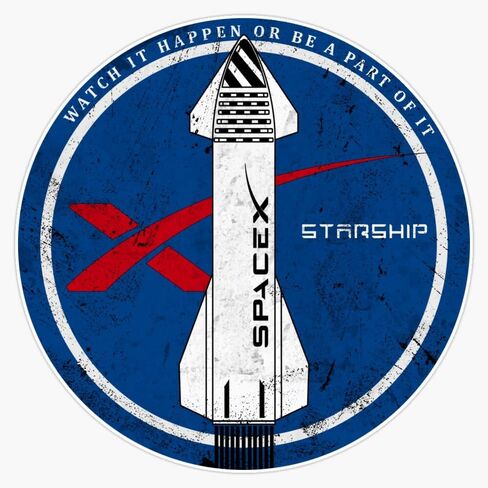 ملصق مغناطيسي للمركبة الفضائية: شاهد ما يحدث أو كن جزءًا منه، ملصق مغناطيسي مقاس 5 بوصات in Kuwait