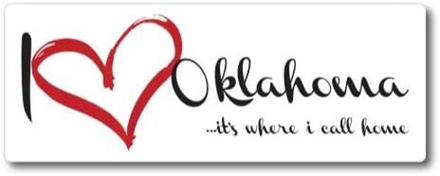 ملصق مغناطيسي Magnet Me Up Oklahoma بعلم دولة الولايات المتحدة الأمريكية، 4 × 6 بوصات، مغناطيس سيارات عالي التحمل للسيارة، شاحنة الدفع الرباعي، أي سطح مغناطيسي آخر، تذكار قابل للجمع، أظهر فخرك بولايتك، مصنوع في الولايات المتحدة الأمريكية in Kuwait