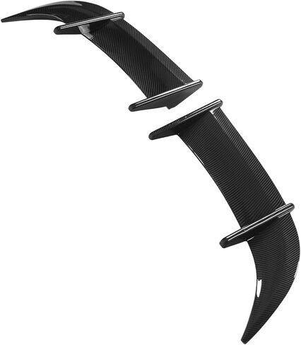 2 قطعة مقاومة للحرارة AK نمط الجذع الخلفي المفسد سيارة الذيل الجناح انخفاض ضغط الرياح قوة قوية ل MK6 (نمط ألياف الكربون) in Kuwait