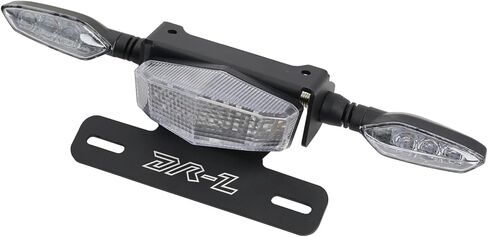 طقم مرتب الذيل لـ DRZ400 DRZ400S DRZ400SM DRZ400E 2000-2024 2025. طقم مزيل الحاجز مجهز بحامل لوحة الترخيص وضوء الفرامل وأضواء إشارات الانعطاف (شفاف) in Kuwait