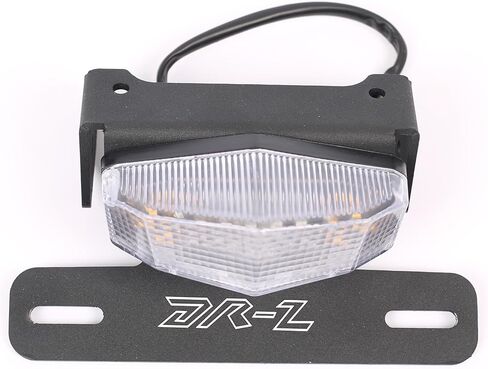 طقم مرتب الذيل لـ DRZ400 DRZ400S DRZ400SM DRZ400E 2000-2024 2025. طقم مزيل الحاجز مجهز بحامل لوحة الترخيص وضوء الفرامل وأضواء إشارات الانعطاف (شفاف) in Kuwait