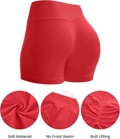 UG Active 3 Pack 3.5 "سرنش بعقب رفع السراويل تجريب للنساء سلس عالية الخصر البطن التحكم اليوغا الصالة الرياضية قصيرة in Kuwait
