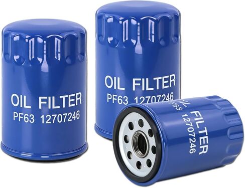 PF63 Engine Oil Filter Compatiable with Ford F150 Explorer Transit Chevy Silverado Equinox Tahoe Suburban GMC Sierra Yukon Cadillac Escalade Replaces PF63E PF63F (1 PCS) in Saudi Arabia