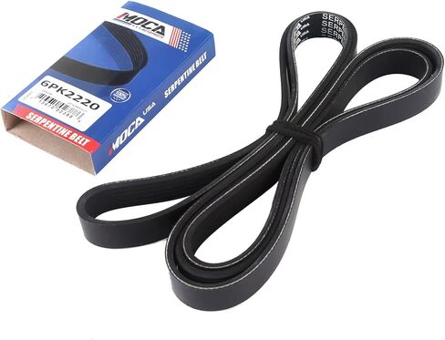 MOCA 6PK2220 EPDM Serpentine Belt Compatible with 14-17 for Chevy Silverado 1500 4.3L & 05-07 for Ford Focus 2.0L & 99-03 for Jeep Grand Cherokee 4.7L in Saudi Arabia