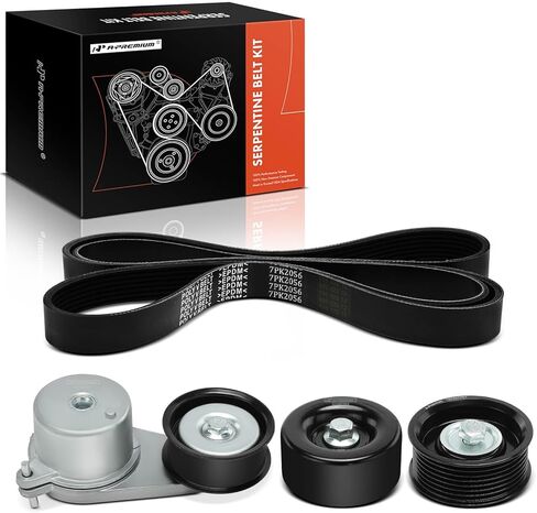 A-Premium Engine Serpentine Belt Drive Kit Compatible with Infiniti G35 2007-2008, M35 2009-2010, FX35 2009-2012, EX35 2008-2012 & Nissan 350Z 2007-2009, 3.5L in Saudi Arabia