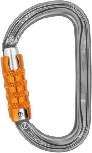 PETZL, AM'D Carabiner, Gold, Ball-Lock in Saudi Arabia