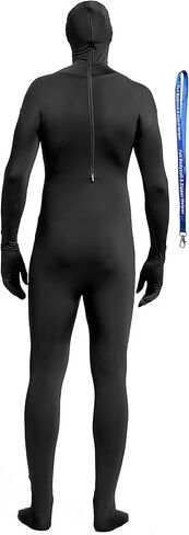 Open Face Bodysuit Include Zipper Helper Adult Unisex Stretchy Zentai Suit Halloween Costume Cosplay Outfit in Saudi Arabia