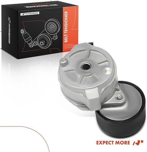 A-Premium Belt Tensioner Assembly with Pulley Compatible with Volvo VNL, VNM, VT & Autocar LLC. Xpeditor & Freightliner 114SD & International Harvester & Kenworth & Mack & Peterbilt & Western Star in Saudi Arabia