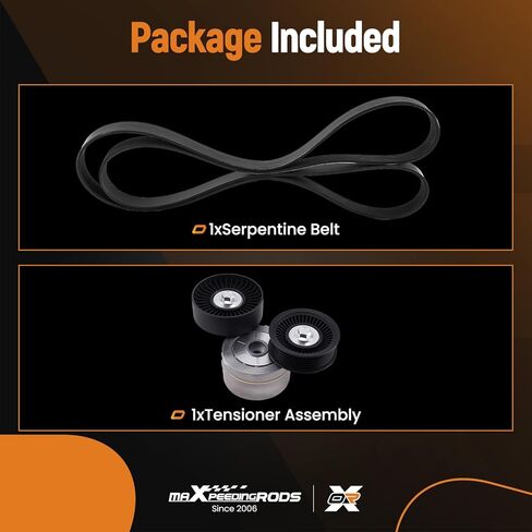 maXpeedingrods Engine Serpentine Belt Tensioner Drive Kit Compatible with Jeep Liberty 2009-2012 Dodge Nitro 2010-2011 3.7L V6 39120 53030958AG 6PK2240 in Saudi Arabia