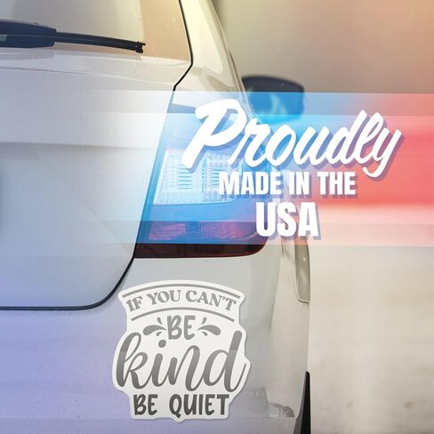 Inspirational Quote Magnet - If You Can't Be Kind Be Quiet Magnet - Motivational Fridge Magnet - Positive Reminder Magnet - Car Magnet AAMT1445 in Saudi Arabia