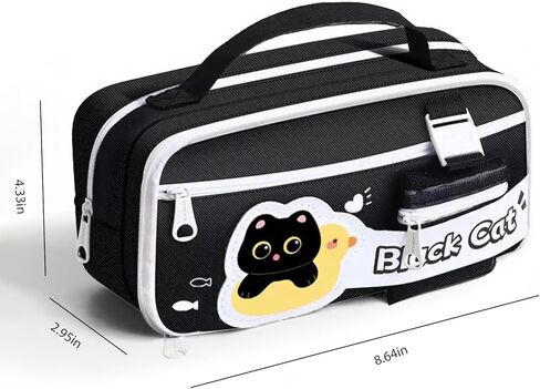 مجموعة قرطاسية سوداء لطيفة على شكل قطة من اللوازم المدرسية للقطط بما في ذلك الملاحظات اللاصقة وأقلام الرصاص الميكانيكية والممحاة والدفتر والملصقات والمسطرة وما إلى ذلك هدايا عيد الميلاد المجيد ومكافآت الفصل الدراسي in Kuwait