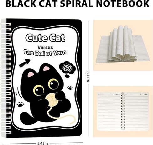 مجموعة قرطاسية سوداء لطيفة على شكل قطة من اللوازم المدرسية للقطط بما في ذلك الملاحظات اللاصقة وأقلام الرصاص الميكانيكية والممحاة والدفتر والملصقات والمسطرة وما إلى ذلك هدايا عيد الميلاد المجيد ومكافآت الفصل الدراسي in Kuwait