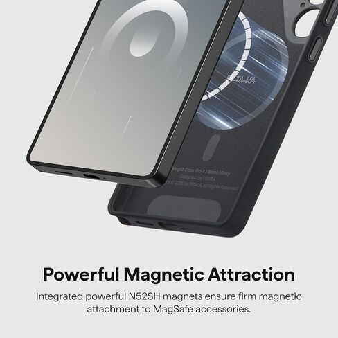 حافظة بيتاكا لهاتف Samsung Galaxy S24 Ultra، مقاس 6.8 بوصة، متوافقة مع MagSafe، حافظة S24 Ultra الواقية، مصنوعة من ألياف الأراميد 1500D [جراب PinButton] أسود in Kuwait