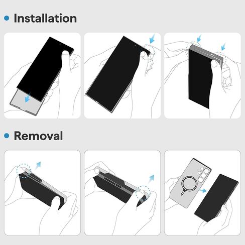 حافظة بيتاكا لهاتف Samsung Galaxy S24 Ultra، مقاس 6.8 بوصة، متوافقة مع MagSafe، حافظة S24 Ultra الواقية، مصنوعة من ألياف الأراميد 1500D [جراب PinButton] أسود in Kuwait