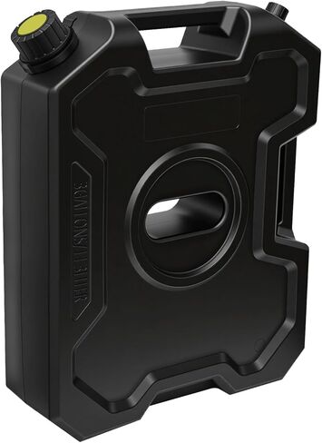 حاوية تخزين سعة 3 جالون، خزان نقل، حاوية تخزين تناسب معظم السيارات، مزودة بحلقة إغلاق إضافية. أسود in Kuwait