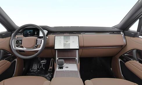 غطاء لوحة سيارة لعام 2023 2024 2025 لاند روفر رينج روفر مع ملحقات HUD غطاء لوحة القيادة حصيرة السجاد ظلة الزجاج الأمامي لا وهج جلد أسود in Kuwait