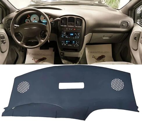SPANN Car Dashmat Dashboard Cover Pad Dash Mat Carpet,Fit for Chrysler Grand Voager G4 Dodge Caravan 2001-2007 Accessories in Saudi Arabia