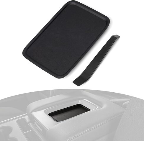 Front Seat Center Console TPE Armrest Liner Mat Compatible with 2014-2020 Chevy Silverado Suburban Tahoe GMC Sierra Yukon XL Replacement 22876379 Armrest Mat Easy to Clean and Waterproof in Saudi Arabia