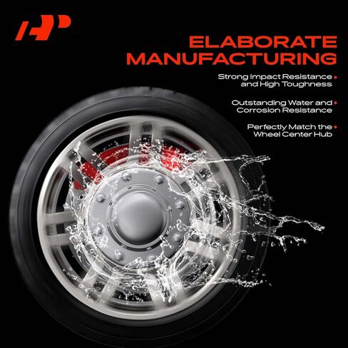 A-Premium Wheel Center Hub Cap Cover Compatible with Ram 4500, 5500, 2019 2020 2021 2022, with 10-Lug Wheel in Saudi Arabia
