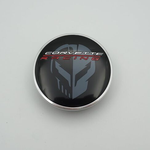 4 قبعات 2020-2025 C8 كورفيت سباق جيك الجمجمة مركز العجلة شعار 84385014 بديل لـ C8 in Kuwait