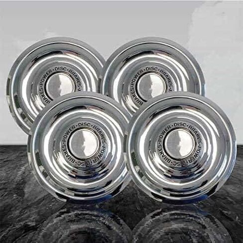 Set of 4 Chrome Silver w/Gray Closed Center Caps for Chevy Corvette 1969-1982 in Kuwait