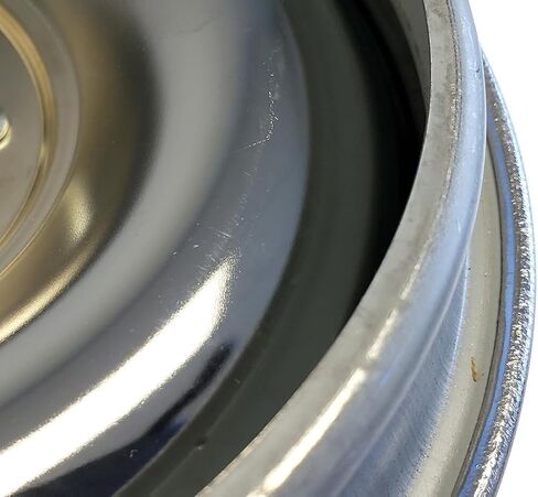 Set of 4 Chrome Silver w/Gray Closed Center Caps for Chevy Corvette 1969-1982 in Kuwait