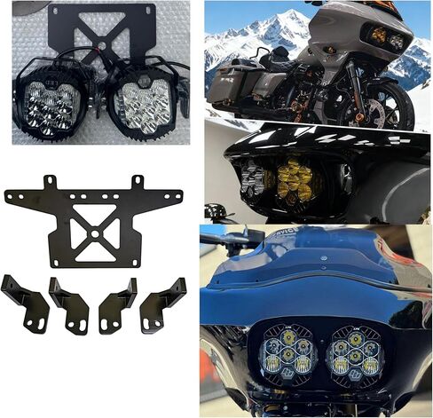 جديد أسود LP6 LED العلوي تصاعد قوس لباجا الإضاءة صالح ل هارلي الطريق الإنزلاق FLTR FLTRSE 2015 + in Saudi Arabia
