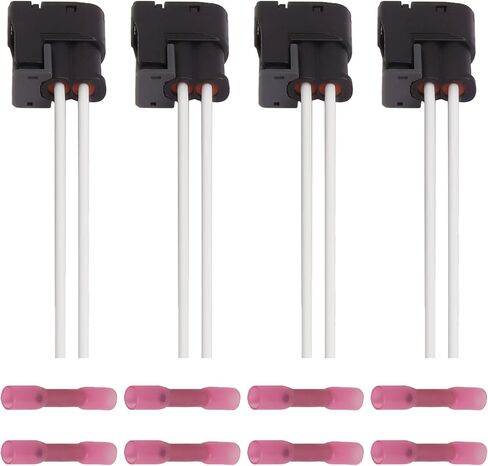 ENA Set of 4 Ignition Coil Connector Compatible with Dodge Ford Toyota Kia Volvo Hyundai Intrepid Edge Explorer Camry Optima Santa Fe Sienna Tacoma MKS MKT Rio S80 XC90 L4 V6 3.0L 3.3L 3.5L 4.0L 4.6L in Saudi Arabia