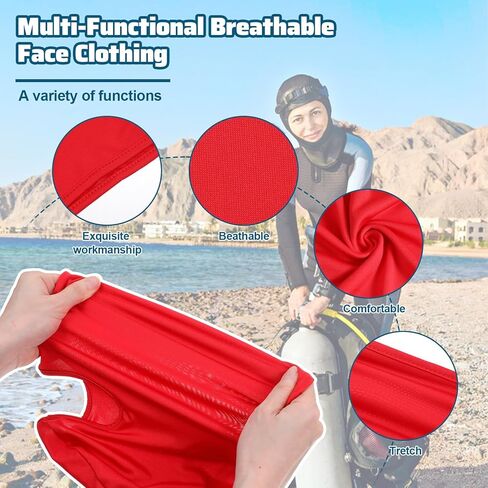 24 Pcs Balaclava Ski Masks Full Face Cover Neck Gaiter UV Sun Protection for Outdoor Sports Cycling Bandana Multicolor in Saudi Arabia