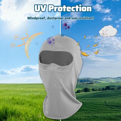 24 Pcs Balaclava Ski Masks Full Face Cover Neck Gaiter UV Sun Protection for Outdoor Sports Cycling Bandana Multicolor in Saudi Arabia