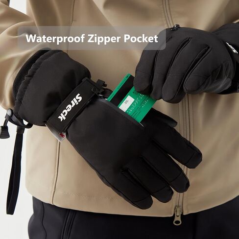 Cold Weather Balaclava Ski Mask Windproof Fleece Thermal Full Face Mask and -30℉ Ski Gloves Fleece Waterproof Winter Gloves for Men Women Size Large in Kuwait