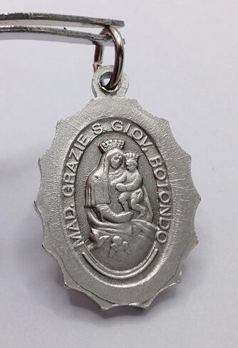 I G J SAINT PIO FROM PIETRELCINA (PADRE PIO) OVAL SHAPE MEDAL - MADE IN HIGH RELIEV - 100% MADE IN ITALY in Saudi Arabia