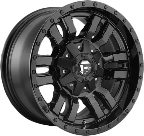 الوقود D595 زلاجة 22x10 8x6.5 "-18 مللي متر حافة عجلة سوداء/مطحونة 22 بوصة D59522008247 in Saudi Arabia