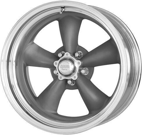 American Racing Vintage VN215 Classic Torq Thrust II 22X9 5X4.5 5.59 15 ملم ماج جراي شفاه - VN21522912415 in Saudi Arabia