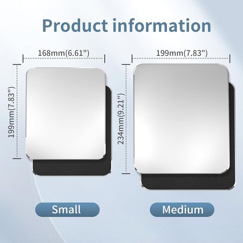 Metal Aluminum Mouse Pad One Side PU Leather Mouse Mat for Office and Home (Small) in Saudi Arabia