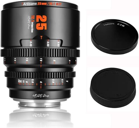 7Artisans 35 مم T2.1 عدسة سينمائية، عدسة سينمائية بفتحة كبيرة لكاميرات E Mount بدون مرآة A6500 A6600 FX3 A7S3 A7M3 A7R3 A7M4 FS/A/NEX/A6/A7 Series in Kuwait