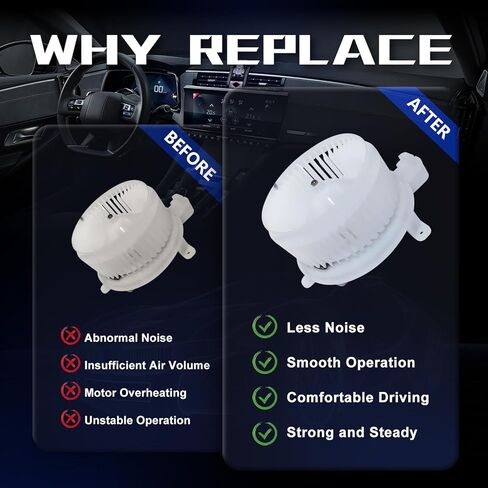 محرك منفاخ سخان HVAC الأمامي مع مروحة 700298 متوافق مع Toyota Sequoia 2008-2020 Sienna 2011-2018 87103-0C051 75050 in Kuwait