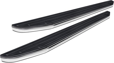 Black Horse Premium Running Boards Black Compatible with 21-26 Jeep Grand Cherokee L |22-26 Jeep Grand Cherokee (Excl. 4xe,SRT,Trail Hawk,Summit&EcoDiesel Models) in Saudi Arabia
