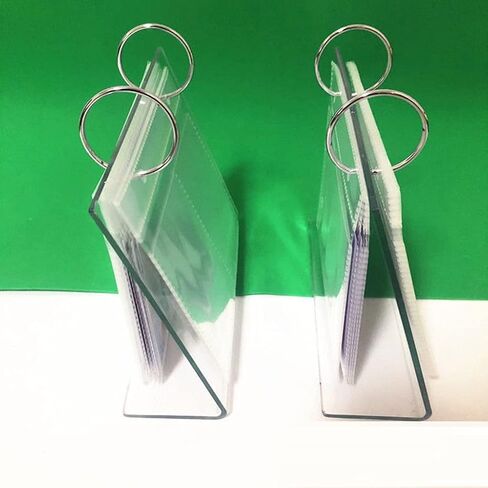 ألبوم صور بإطار فليب على سطح الطاولة مكون من 68 جيبًا وتقويم مكتبي وإطار ملصق وحامل لافتة عرض أكريليك لتزيين المنزل/المكتب، 6.61 × 5.31 بوصة in Kuwait