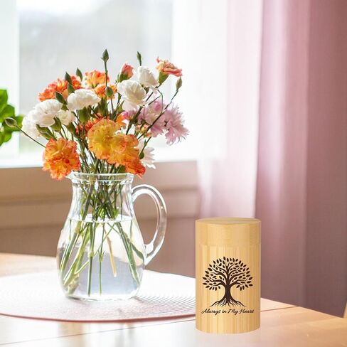 Small Urns for Human Ashes Keepsake Wood Mini Urn Cremation Keepsake Box Urns for Adult Women Men Sharing Memorial Ashes Holder, Tree of Life in Saudi Arabia