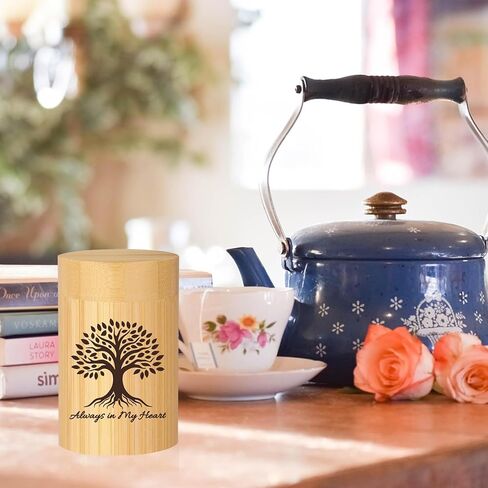 Small Urns for Human Ashes Keepsake Wood Mini Urn Cremation Keepsake Box Urns for Adult Women Men Sharing Memorial Ashes Holder, Tree of Life in Saudi Arabia