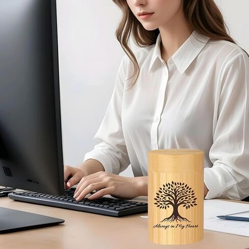 Small Urns for Human Ashes Keepsake Wood Mini Urn Cremation Keepsake Box Urns for Adult Women Men Sharing Memorial Ashes Holder, Tree of Life in Saudi Arabia