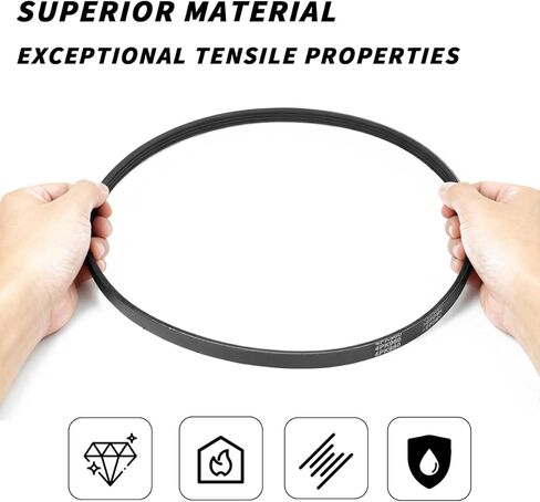 حزام Aramid AC متوافق مع 1999-2008 GMC Yukon Savana 1500 Sierra، Chevy Express Suburban Avalanche Tahoe، H2، Escalade Air Conditioner Compressor Belt استبدال # 4PK960 12576447 in Kuwait