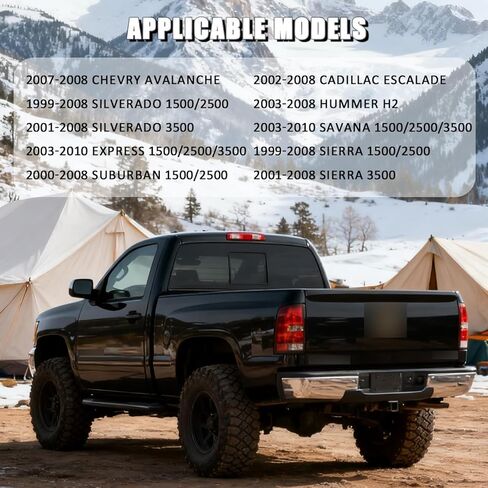 حزام Aramid AC متوافق مع 1999-2008 GMC Yukon Savana 1500 Sierra، Chevy Express Suburban Avalanche Tahoe، H2، Escalade Air Conditioner Compressor Belt استبدال # 4PK960 12576447 in Kuwait