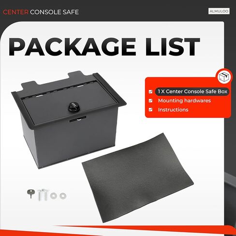 Center Console Safe Compatible with 2019 2020 2021 2022 2023 GMC Sierra 1500 2500 HD 3500 HD Chevrolet Silverado 1500 LTD 2500 HD 3500 HD Replacement for 84081567 in Saudi Arabia